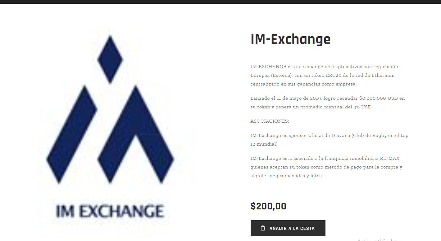 Estafa Criptomonedas Piramidal Estafa Broker Falso Crypto IM Exchange Tradingarg Inmarkets FX 4 1